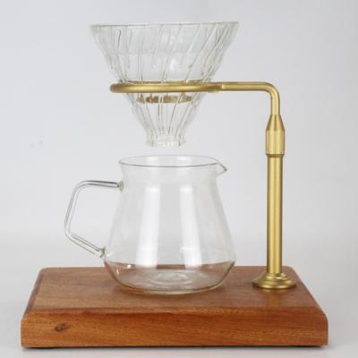 China Sustainable Handmade Glass Coffee Maker Coffee Drip Pot for sale