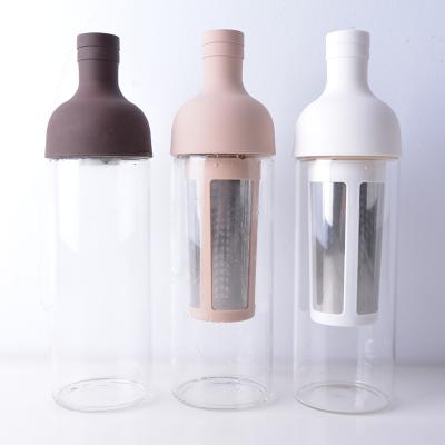 China Sustainable Glass Cold Brew Coffee Bottle for sale