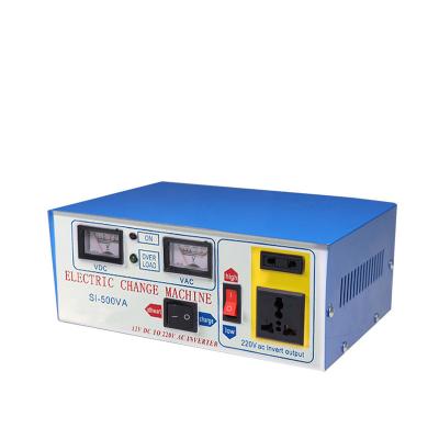 China Vehicles Low Frequency Multifunctional 12v convert to 220V 500W solar power inverter with charger for sale