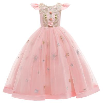 China Girls Flower Princess Ball Gowns Pageant Dresses Kids Girls Tulle Washable Washable Birthday Party Dress for sale