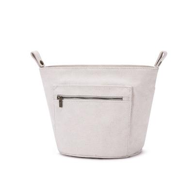 China Comfortable Pure Cotton Canvas Single Liner Storage Bag Ending Cosmetic Bag Female for sale