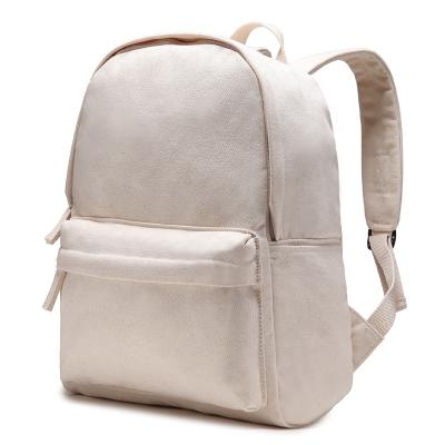 China Female College Student School Wind Bag Canvas Rucksack Canvas Rucksack Large Small Fee Travel Backpack for sale