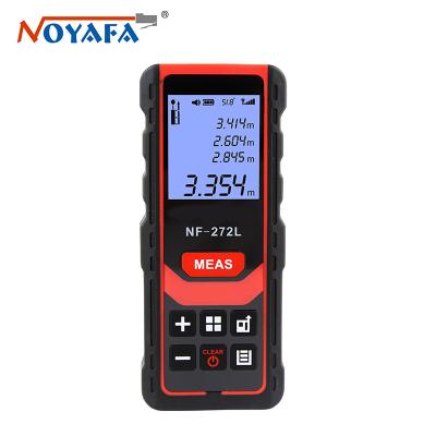 China Distance /Area /Volume Measuring 196/262/328ft NF-272L Rangefinders Infrared Indoor Area Tool Laser Measuring Distance Meter for sale