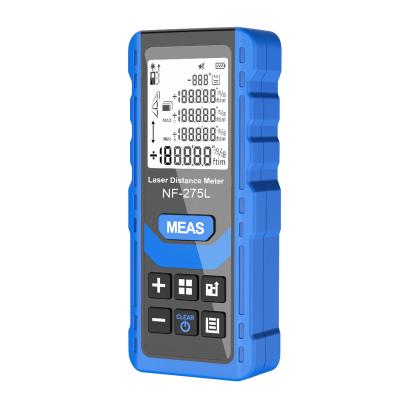 China Noyafa NF-275L Laser Distance Meter Finder Test Instrument Digital Multimeter Electronic Level Laser 13.5*7.5*5mm 60M 100M Rangefinder Tape Range for sale