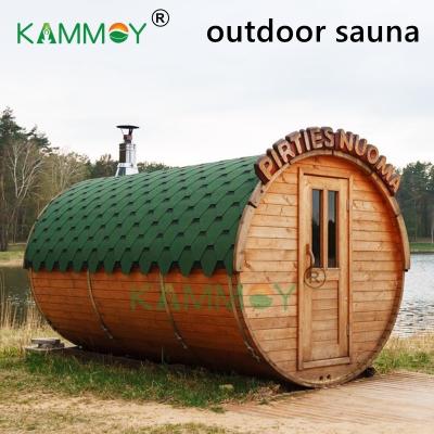 China Custom 4Person Room Computer Control Panel Computer Control Panel Sauna Sauna Room Tailor House Dry Steam Canadian Cedar Outdoor Portable Hemlock kammoy for sale