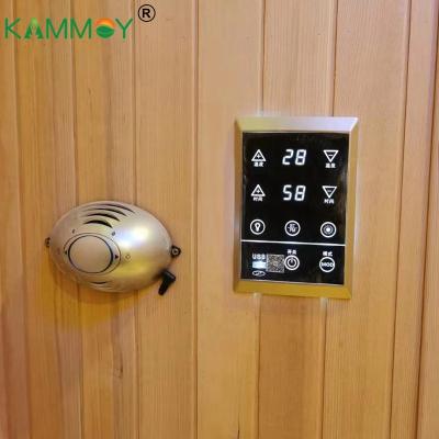 China Computer Control Panel LCD Foot Sauna Rooms DIGITAL Furnace Isolated Touch Screen Thermostatic APP Box High Power Steam Sauna Far Infrared Controller for sale