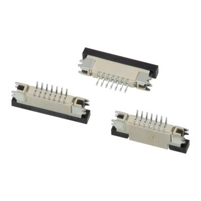 China (UL94V-0) (UL94V-0) 0.8A-nPBX_S High Temperature Thermoplastic High Temperature Thermoplastic 5, 7, 8, 10 Pins 0.80mm FPC Connector for sale