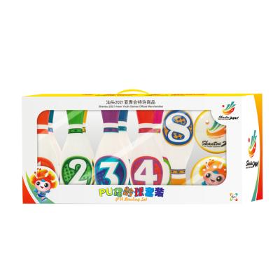 China Toy Shantou 2021 Promotional Asian Youth Game PU Foam Bowling Set For Adult And Children for sale