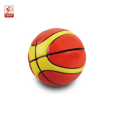 China 9cm Compressible High Quality PU Foam Basketball Stress Reliever for sale