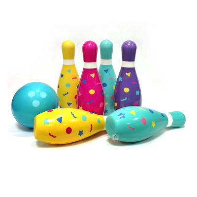 China Soft Toy Hot Sale Indoor Fun Children Game Indoor Soft Toys PU Bowling Set For Adult for sale