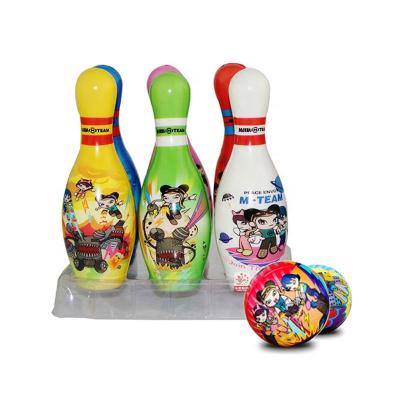 China Eco-friendly Non-Toxic Custom PU Stress Ball Toy Mini Bowling Pin For Kids for sale