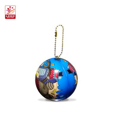 China Custom Logo Eco-friendly Material Anti Stress PU Stress Ball Key Chain Anti Stress Keychain for sale