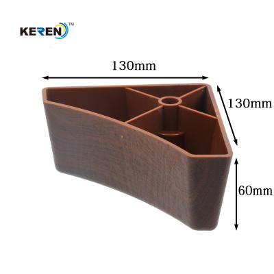 China Modern 2.36 Inches - Tall Plastic Triangle Sofa Feet for sale