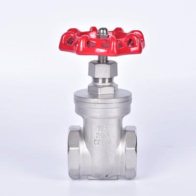 China General Stainless Steel 200psi Gate Valve With Thread End for sale