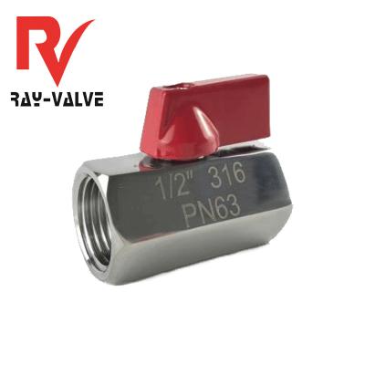 China General Polished Stainless Steel Sanitary Design Mini Ball Valve for sale