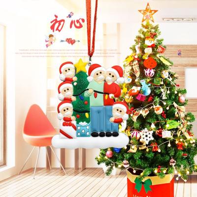 China Large Snowman Home Pendant Face Decorations Christmas Decoration Family Tree Warm Gift Ornaments for sale