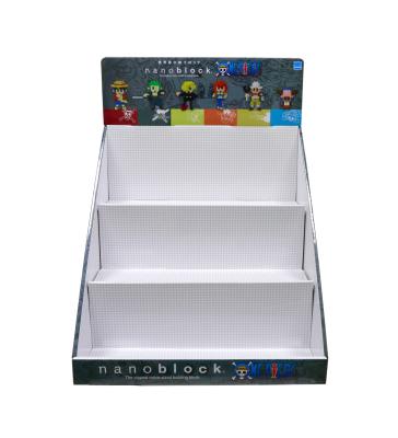 China Retail Stores Hot Sale Cartoon Themed Corrugated Display Case Counter For Kids Toys for sale