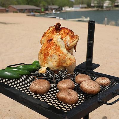 China It sets up & breaks down with no tools needed High Quality Heavy-duty Campfire Grill Adjustable Campfire Grill Campfire Swivel Grill Cooking for sale