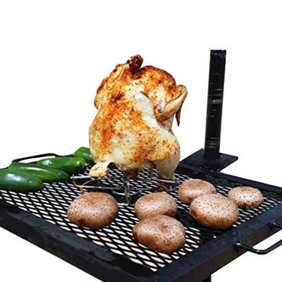 China It sets up & breaks down with no tools needed Vendor Supply Titanium Campfire Grill Campfire Grill Swivel Campfire Grill Portable for sale