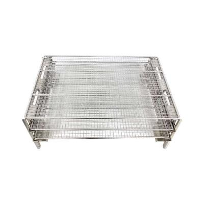 China Easily Cleaned Bbq Steel Wire Grill Grate Replacement 3-Tier Stackable Cooking Grate BBQ Grill Grate for sale