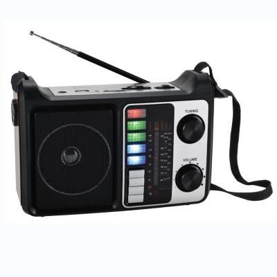 China PORTABLE RX-333 with Karaoke Function AM/FM/SW1-2 4 Bands Radio with USB SD Music MP3 WAV Player and and Led Torch Flashlight for sale