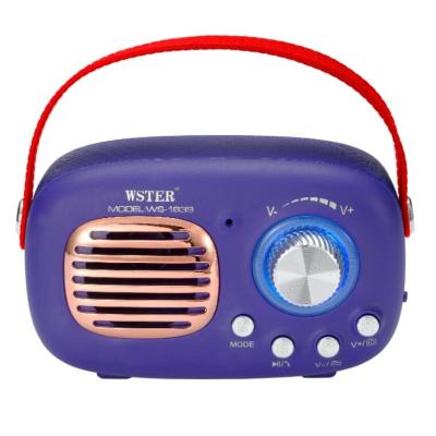 China Blue Tooth WS-1839 Wireless Wireless Portable Speaker With USB TF MP3 Player & Autodyne & Phone Call Function for sale