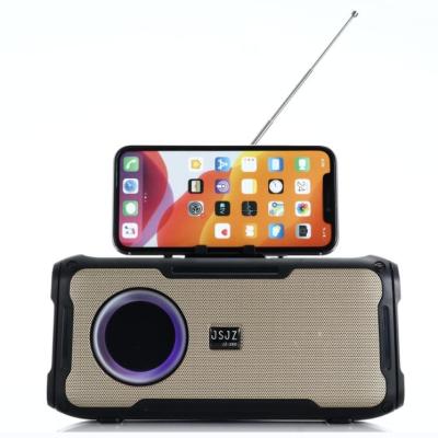 China JZ-260 Portable Power Home Music Phone Solar Panel Blue Tooth Speaker with USB TF mp3 player and led light for sale