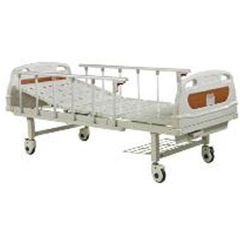 China Metal One Crank Manual Hospital Bed for sale