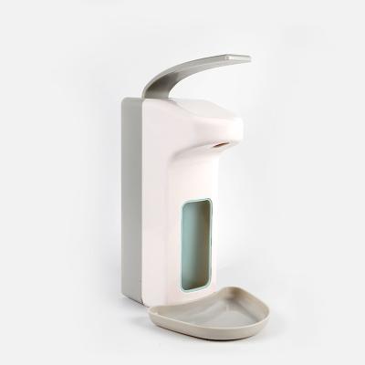 China Foam Soap Dispenser Industrial Elbow Wall Mounted Soap Dispenser With Sponge Holder for sale