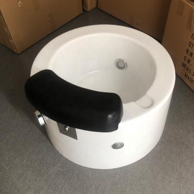 China High Quality Hot Selling Plastic Foot SPA Pedicure Sink Bowl With Pull Out Faucet for sale