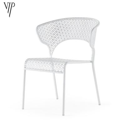 China Guangdong Wholesale Rustproof Outdoor Factory Outdoor Metal Pick Iron Frame Modern Multicolor Cafe Net Chair for sale