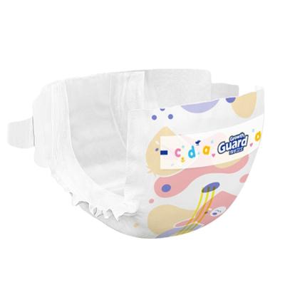 China Printed Made In China Baby Diaper Wholesale Disposable Baby Diaper for sale