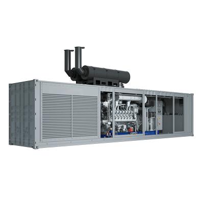 China 20 Cylinder Turbo Water To Air Diesel Generator Set 2000kw Intercooled 8300*2950*2550mm for sale