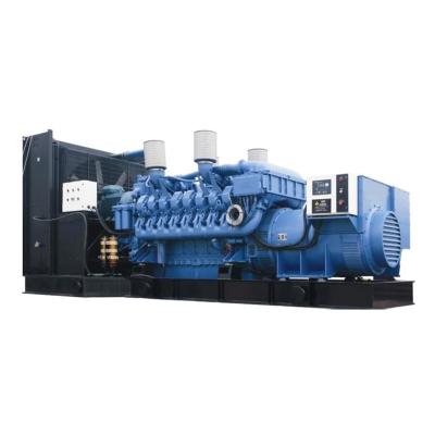 China Reasonable price 1650KW closed cycle water cooling genset 16 cylinders diesel generator set 6500*2600*2500mm for sale