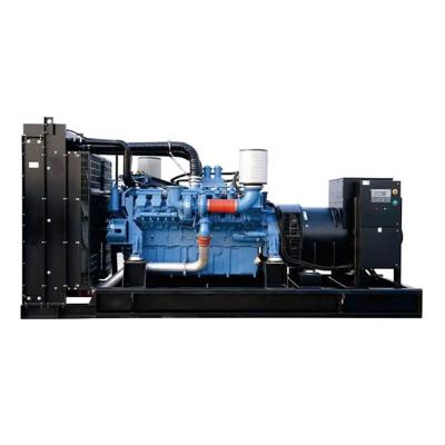 China 2970A closed cycle water cooling genset 1650KW 16 cylinders diesel generator set 6500*2600*2500mm for sale