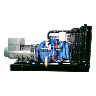 China Closed cycle water cooling 1650KW with MTU engine genset 16 cylinders diesel generator set 6500*2600*2500mm for sale