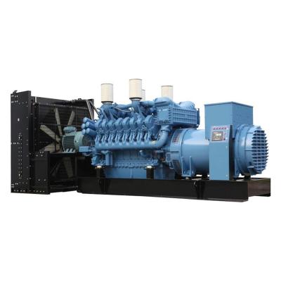 China 50Hz 12 cylinders 1350kw genset 1855 KVA diesel generator set with ADEC speed control 6150*2150*2400mm for sale