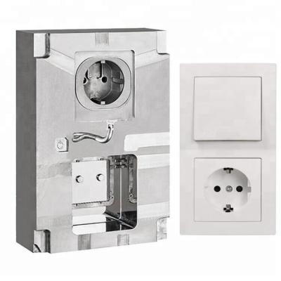 China Home Full Size Durable Home Uses Custom Electronic Wall Push Switch On Plastic Injection Mold for sale