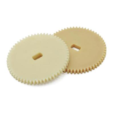 China Construction Material Shops China High Precision Engineering Plastic Gear Manufacturer Prototype Bevel Crown Gear Custom Nylon Quick Sprocket Double Tooth for sale