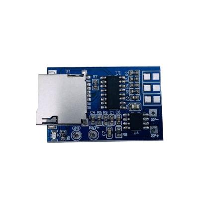 China TF card audio MP3 player decoder board 3.7V 5V module 3.7V 5V power support amplifier function USB MP3 module TF card MP3 decoder board for sale