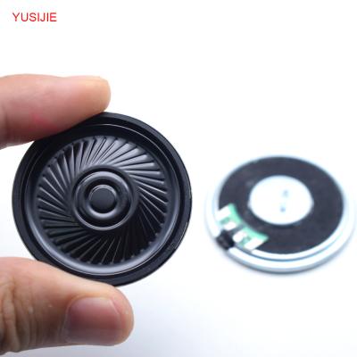 China Industrial Automation 2W 40mmDiameter 8 Ohm Internal Mini Magnet Speaker Loudspeaker Environmentally Friendly Material High Volume Noise Good for sale