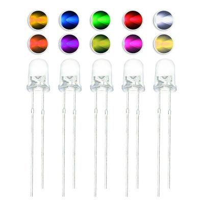 China high quality light emitting diodes colors electronic components 5MM color DIY LED 3mm assorted light emitting diodes for sale