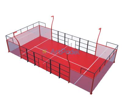 China Load More Quantity Than Each Container Guaranteed Indoor Panoramic Padel Courts Quality New Price Appropriate Design for sale