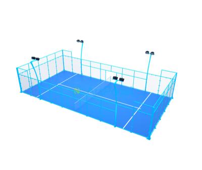 China Load More Quantity Than Each Container Durable Using Low Price Install Outdoor Standard Padel Court Tennis Court for sale