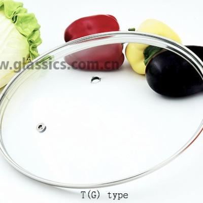 China Sustainable Glass Lid C For Pan Support For Gas Cooker Glass Pot Cover for sale