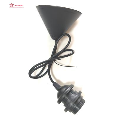 China P6015 Industrial Pendent Cordset Kit Vintage Hanging Light Plastic Pendant Lights With E27 Lamp Holder DIY Pendant Lamp Parts for sale