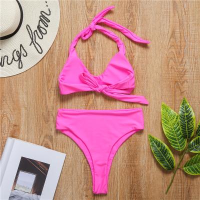 China Breathable High Waist Bikini Swimwear Beach Wear Thong Bikini Sexy Swimwear for sale