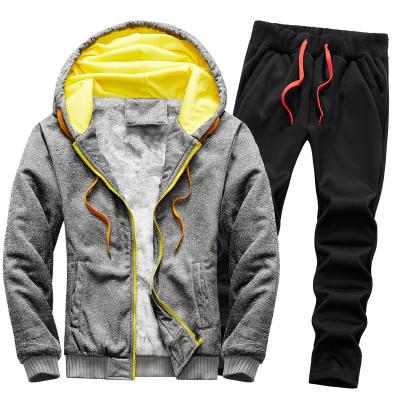 China 2022 New Men's Breathable Sweater Suit Spring And Autumn Trend One Set With Big Handsome Casual Sweatsuit for sale