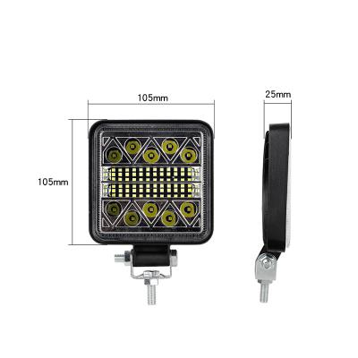 China Plastic Led Work Light 102w 100w 48w Led Working Lamp Tractor Excavator 177w Work Led Light for sale