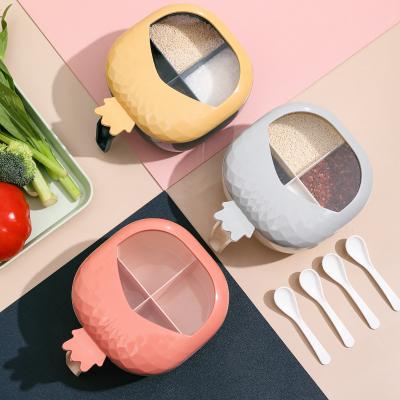 China Freshness Preservation Multifunctional Spice Tools Flavor Kitchen Plastic Seasoning Condiment Storage Box for sale